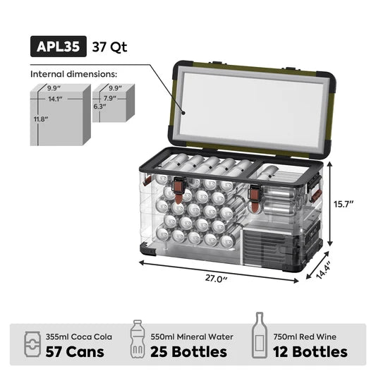 ICECO APL 35 Kompressor-Kühlbox | Dual-Zone |  Limited Edition JEEP